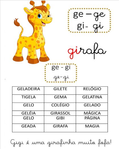 Exemplo de atividade do kit